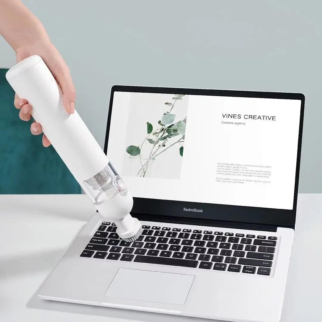 Mi Mini Vacuum Cleaner, 13000Pa Portable Wireless One-Button Start 88000RPM Brushless Motor with Multi Nozzles for Car