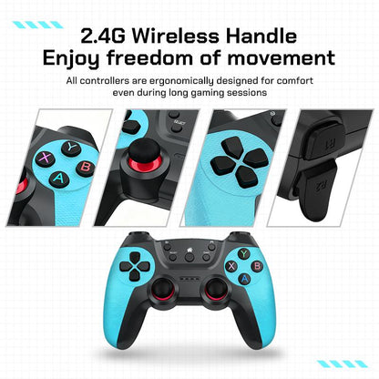 Retro Game Console Stick Game Nostalgia Gaming Stick Dual 2.4G Wireless Controllers, Plug & Play TV Video Gaming Stick