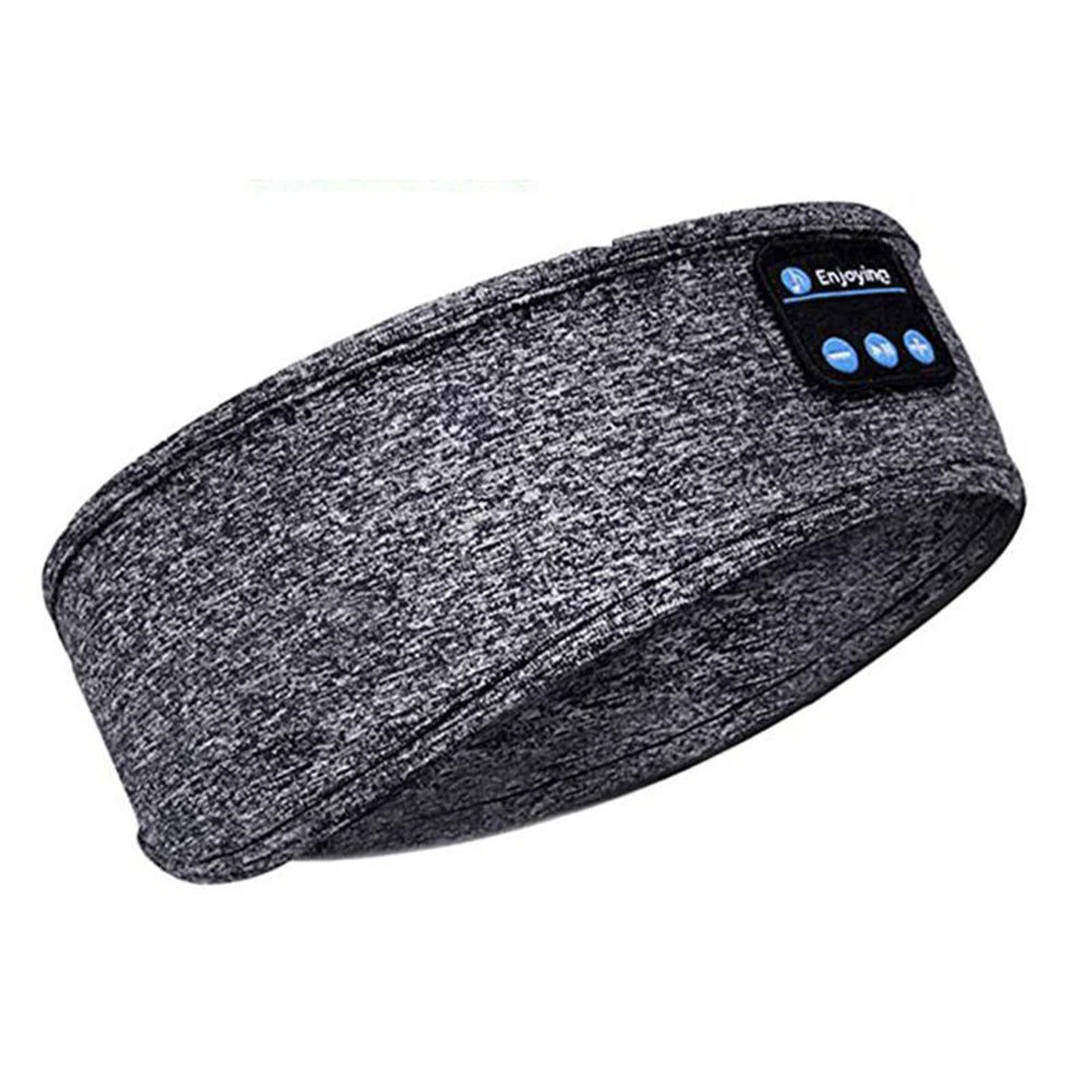 Bluetooth-Compatible Sleeping Headphone Sports Headband Thin Soft Elastic Comfortable Wireless Music Earphones Eye Mask Earphone