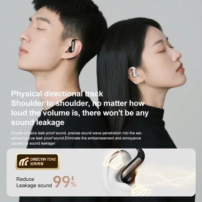 Smart AI Translation Headset True Wireless Sports Long-lasting Bluetooth Headset Stereo Sound Semi-in-ear Air Conduction Headset