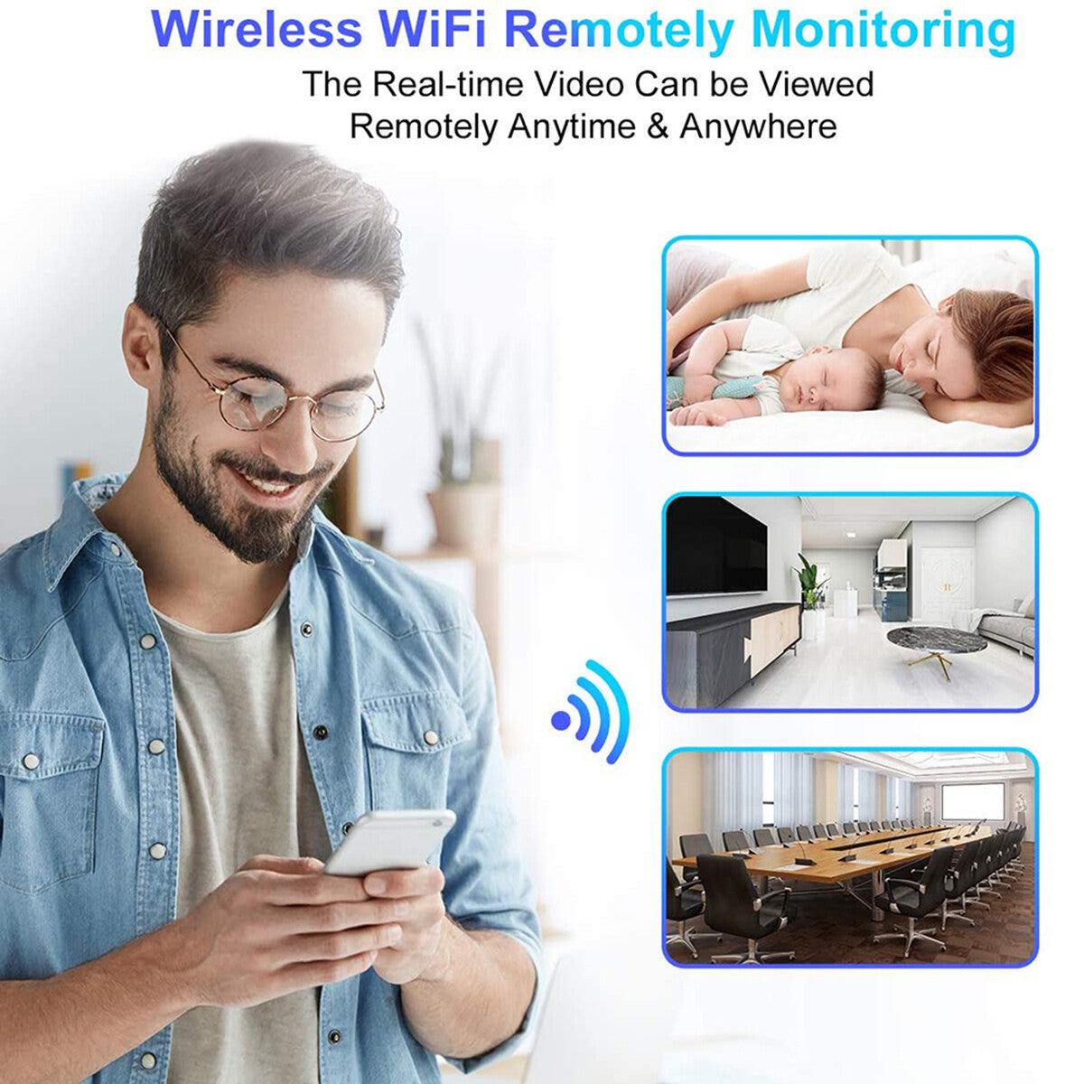 Mini Wifi Camera 1080P HD Video Motion Remote Monitor Camcorder Security Camera
