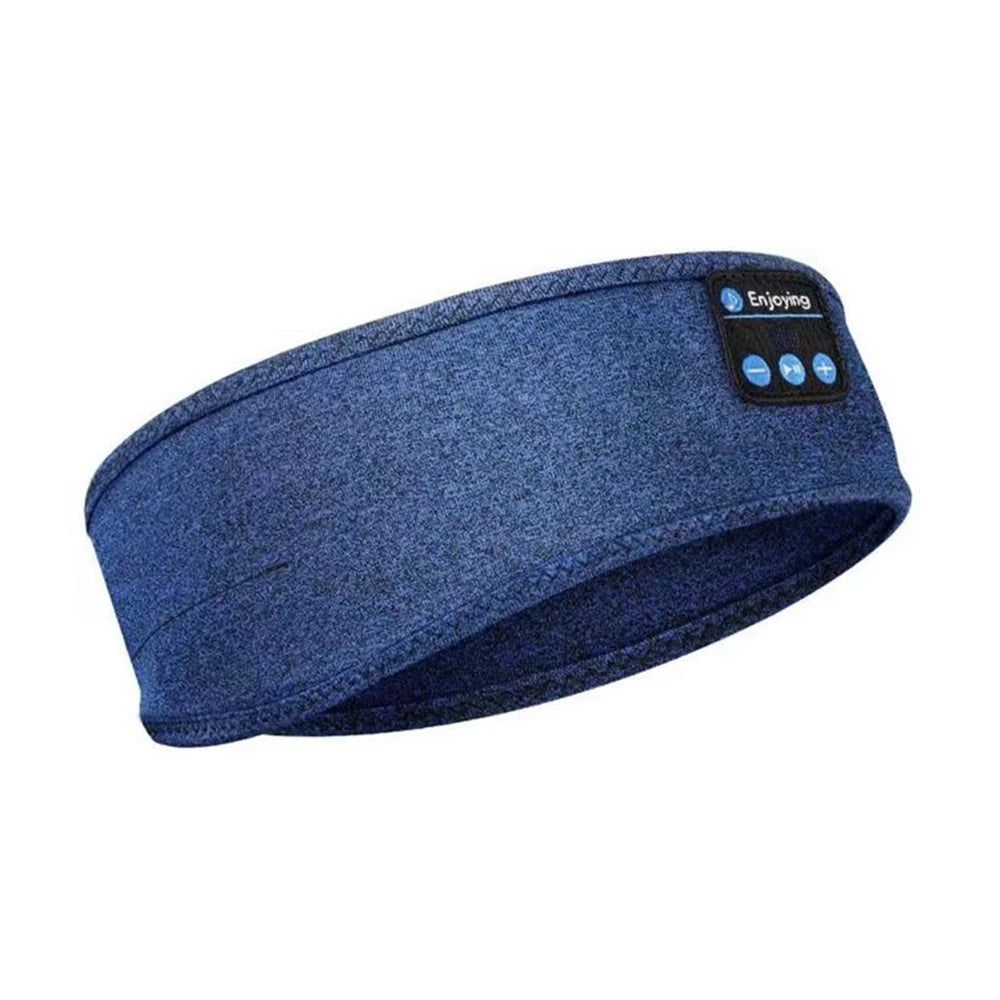 Bluetooth-Compatible Sleeping Headphone Sports Headband Thin Soft Elastic Comfortable Wireless Music Earphones Eye Mask Earphone